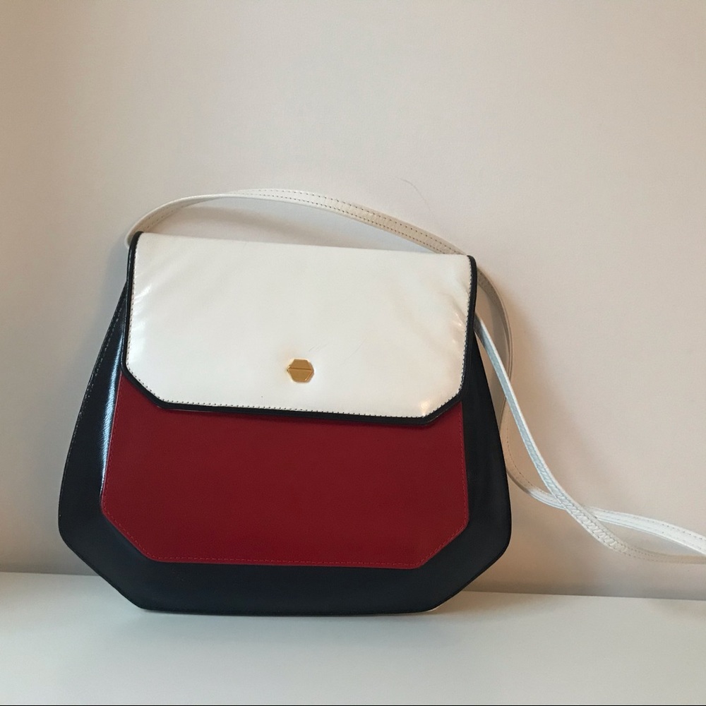 Vintage Due Fratelli Leather crossbody bag